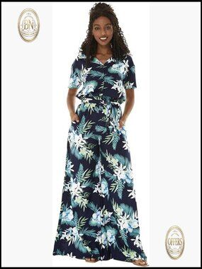 Premium Rayon Wide Leg Jumpsuit with Pockets for Casual Wear